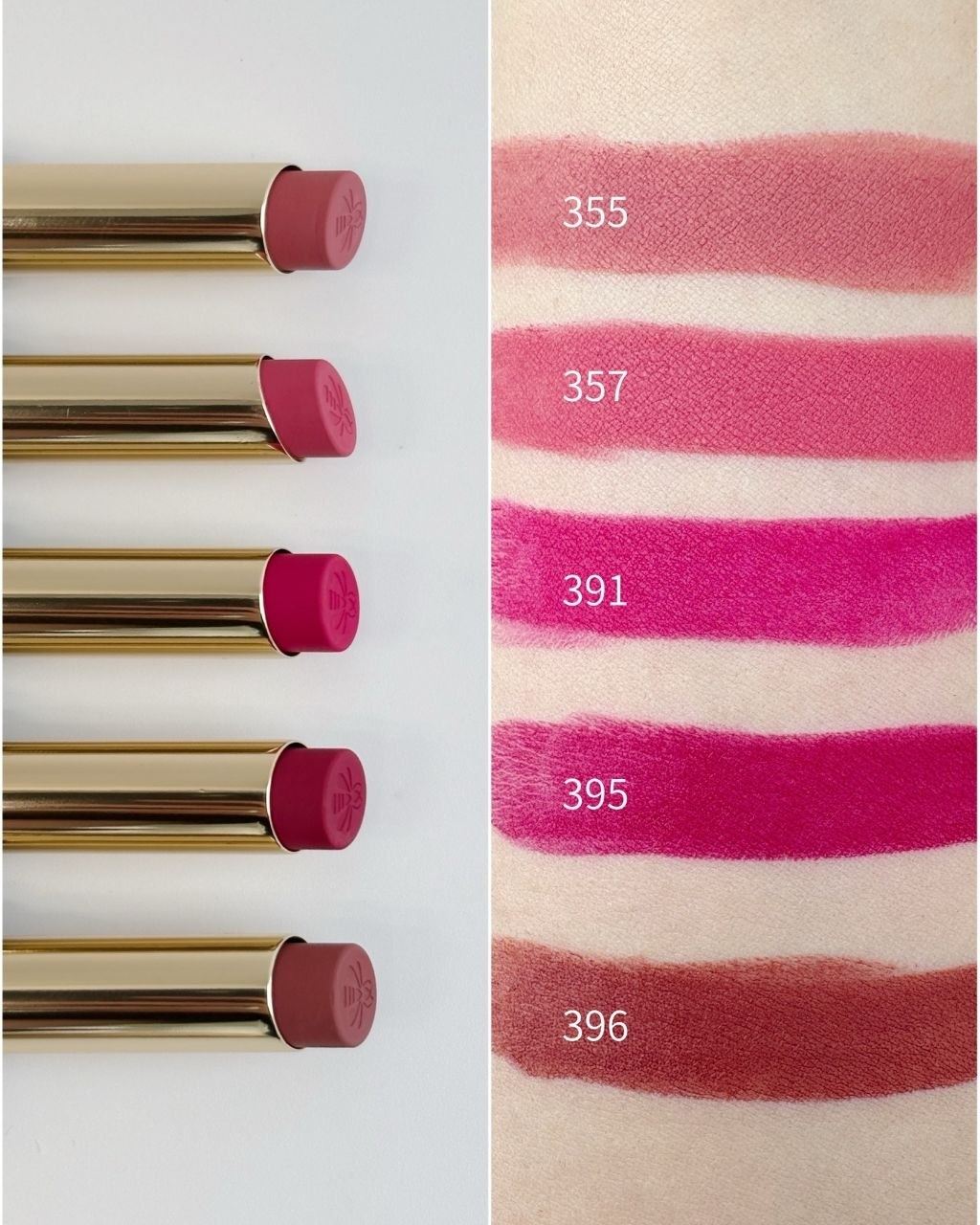 Guerlain KissKiss Honey-Infused Intense Lipstick 2026 - Swatches