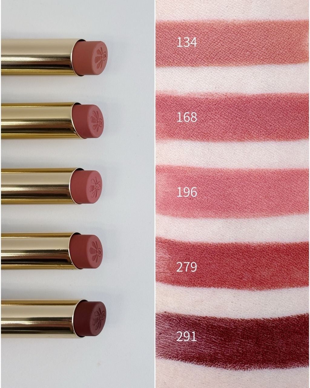 Guerlain KissKiss Honey-Infused Intense Lipstick 2026 - Swatches