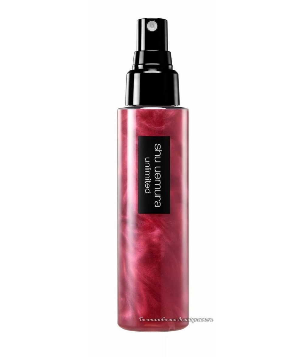 Shu Uemura Unlimited Makeup Fix Mist Red 2026